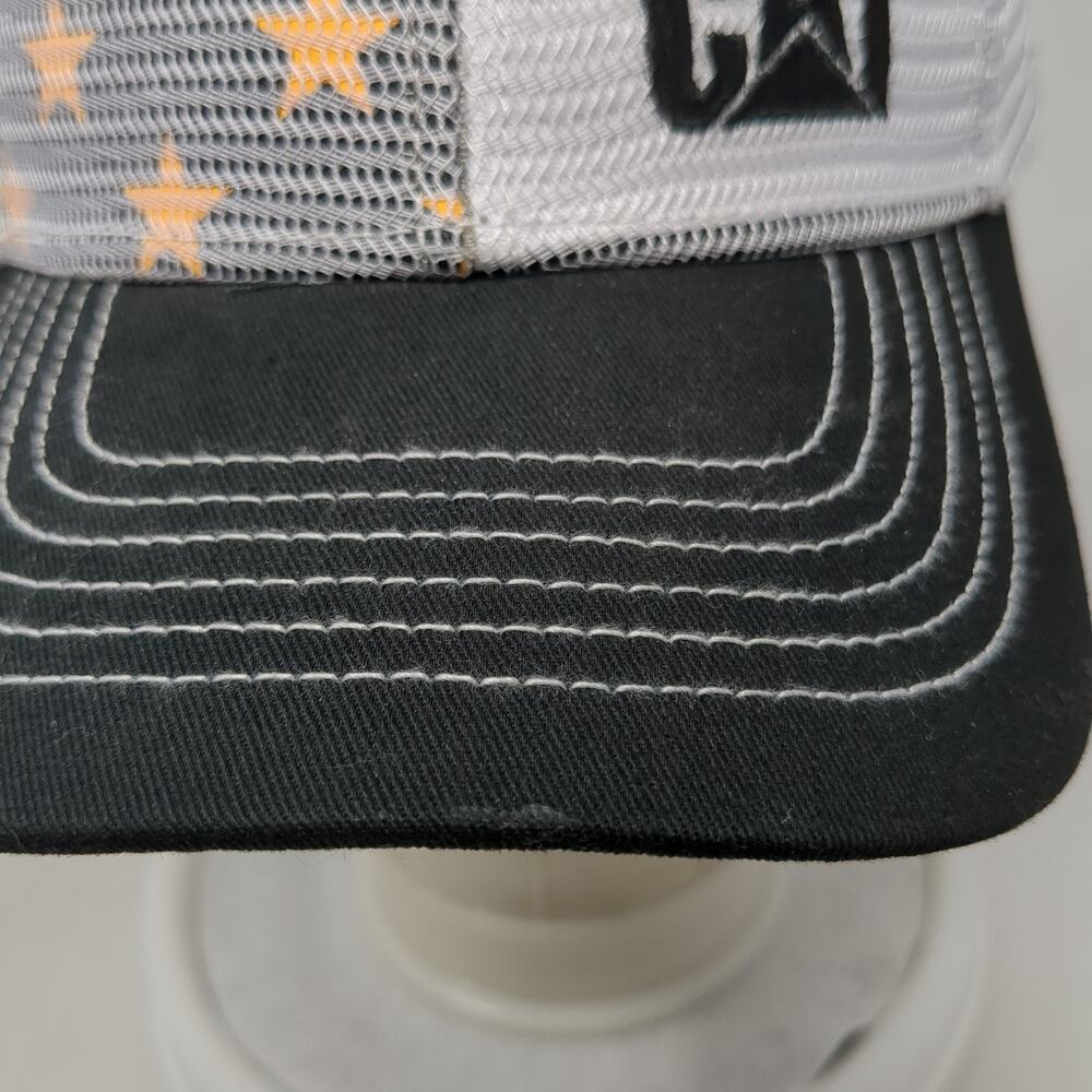 CAT Snapback Trucker Hat Multicolor One Size Adjustable Mesh Back Patriotic MPC - Picture 3 of 10
